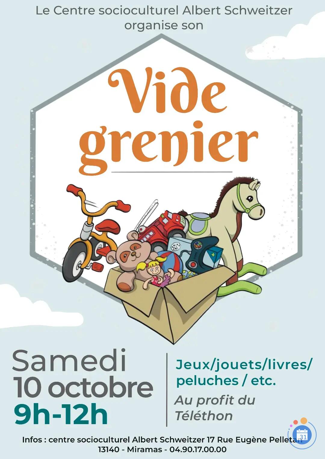 Image vide grenier en faveur du téléthon (photo 1)