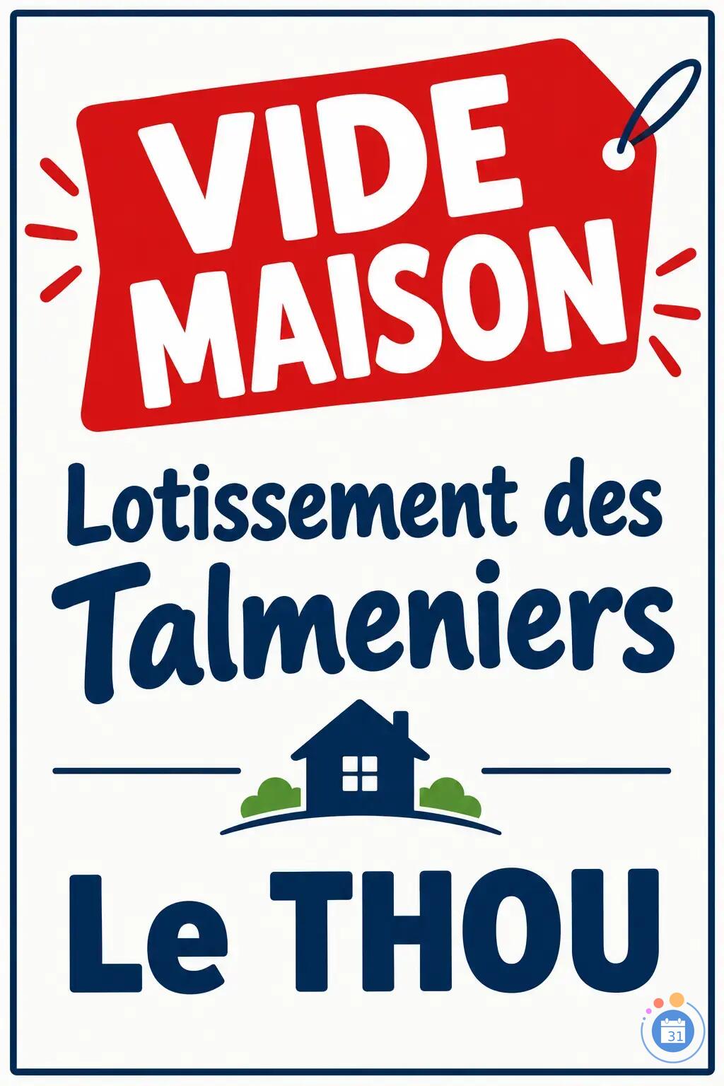 Image Vide Maisons Les Talmeniers LE THOU (photo 1)
