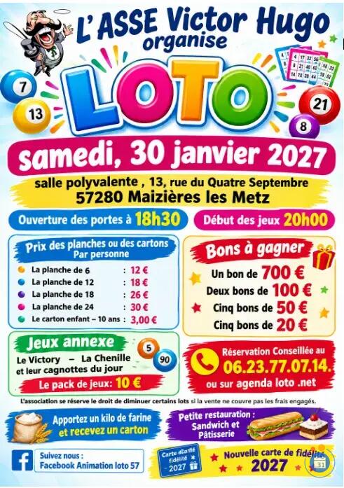 Image Loto de l'ASSE Victor Hugo (photo 1)