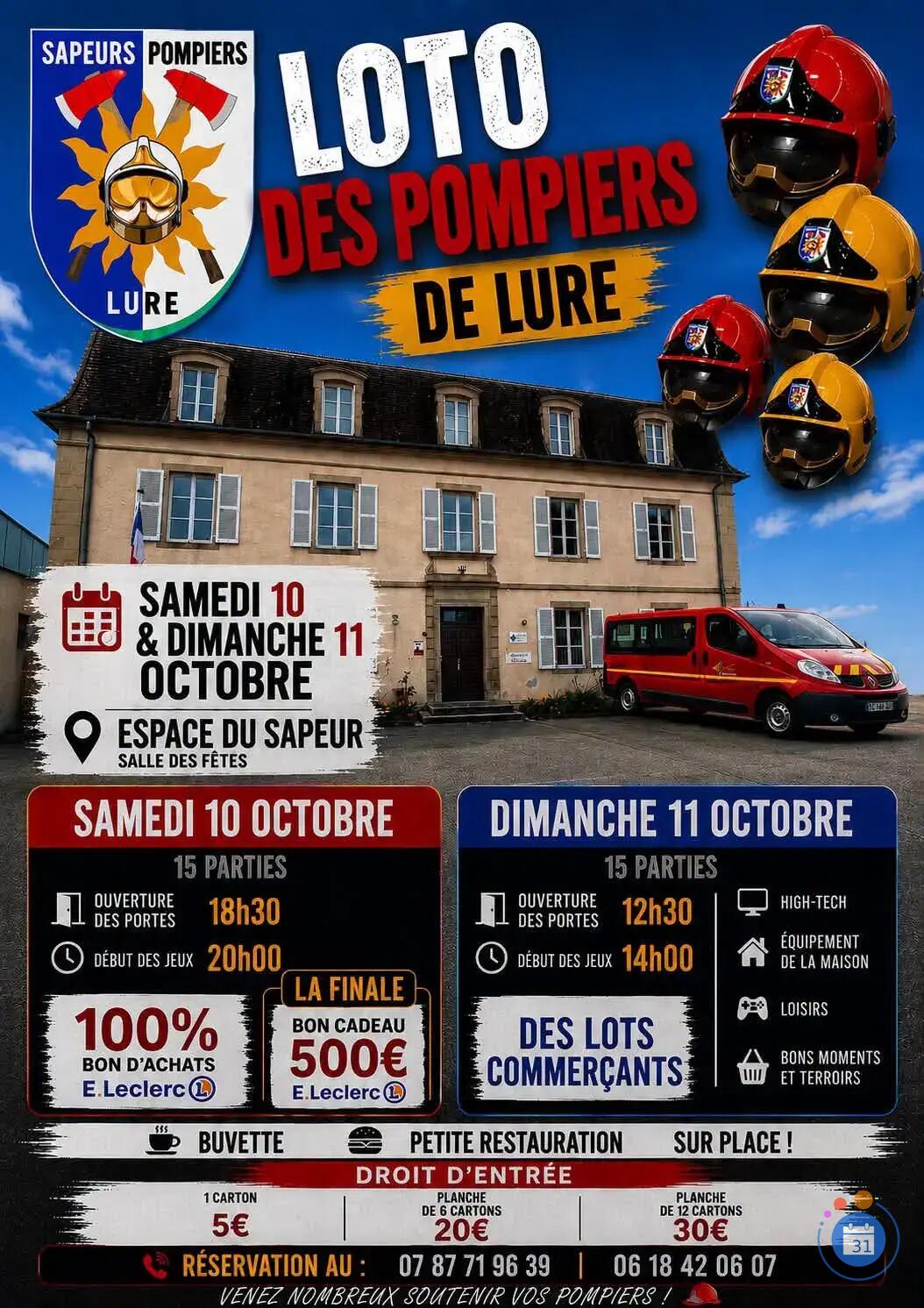 Image Loto des pompiers de Lure (photo 1)