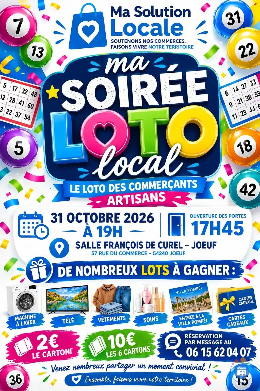 Image Ma soirée loto local (photo 1)