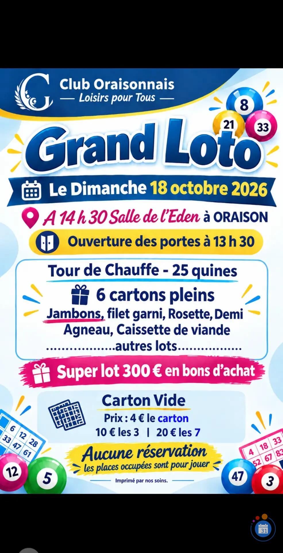 Flyer Loto