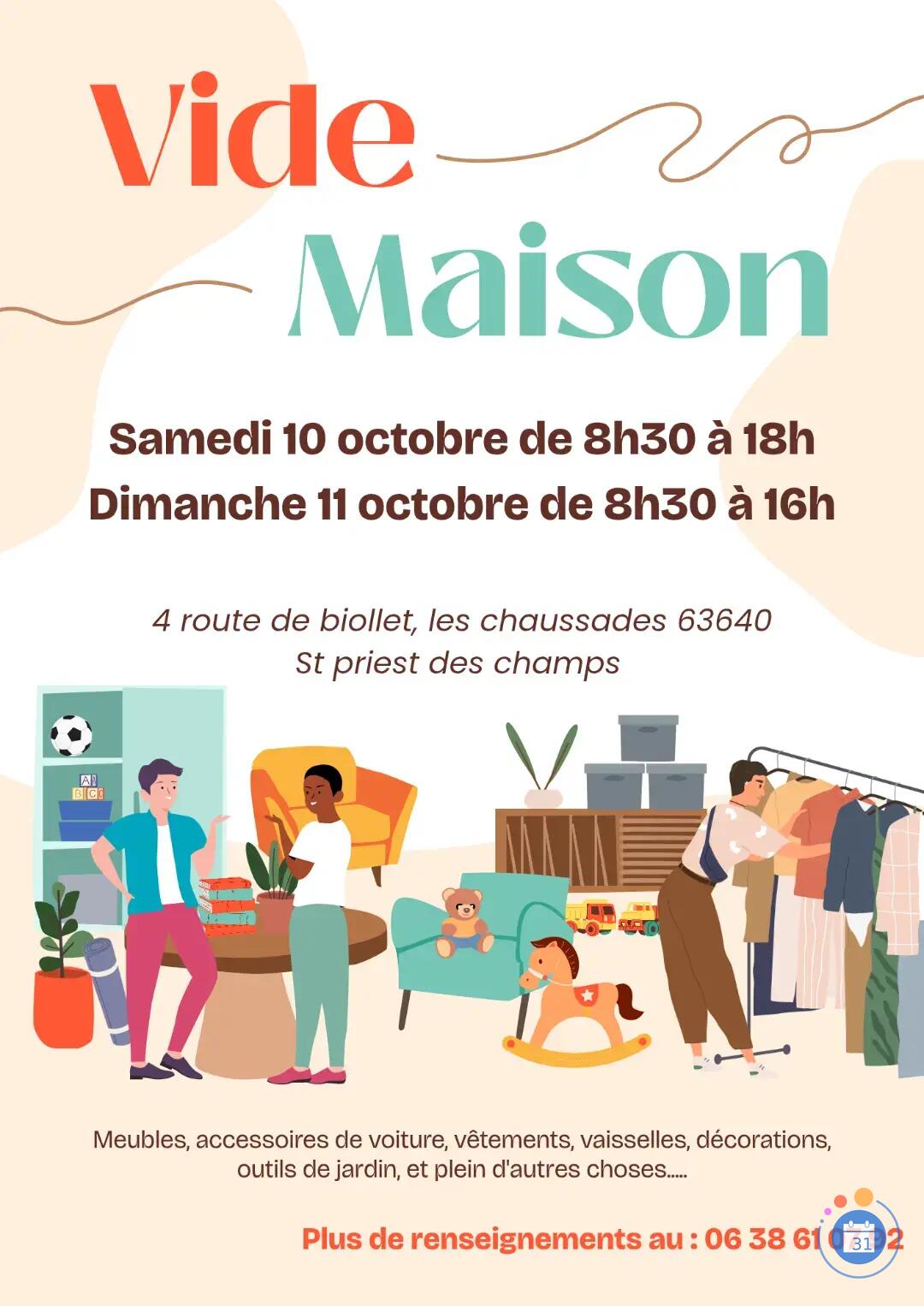 Image Vide maison à Saint-priest-des-champs (photo 1)