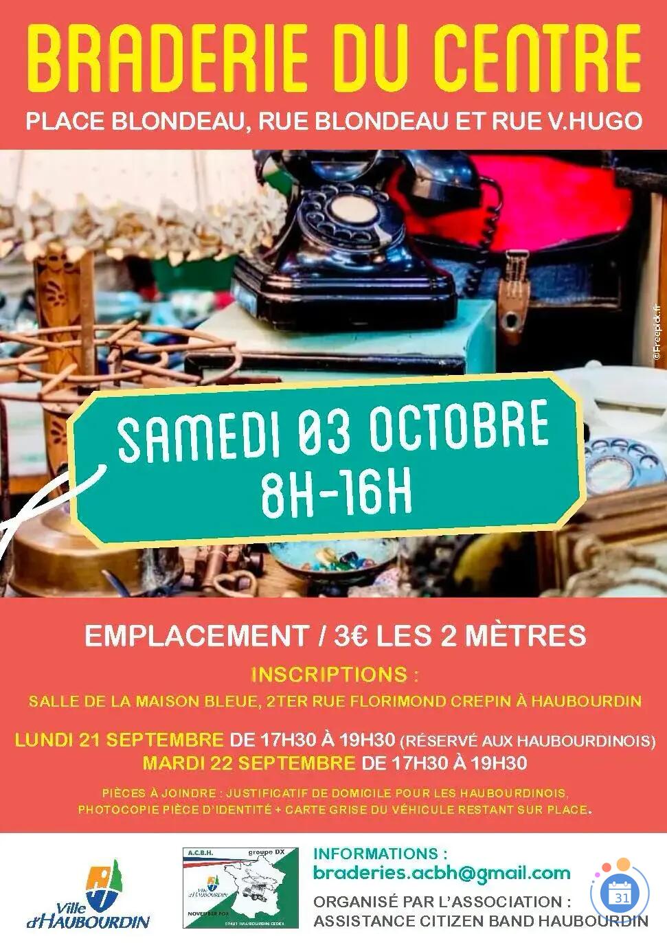 Image Braderie du centre par l'ACBH (photo 1)