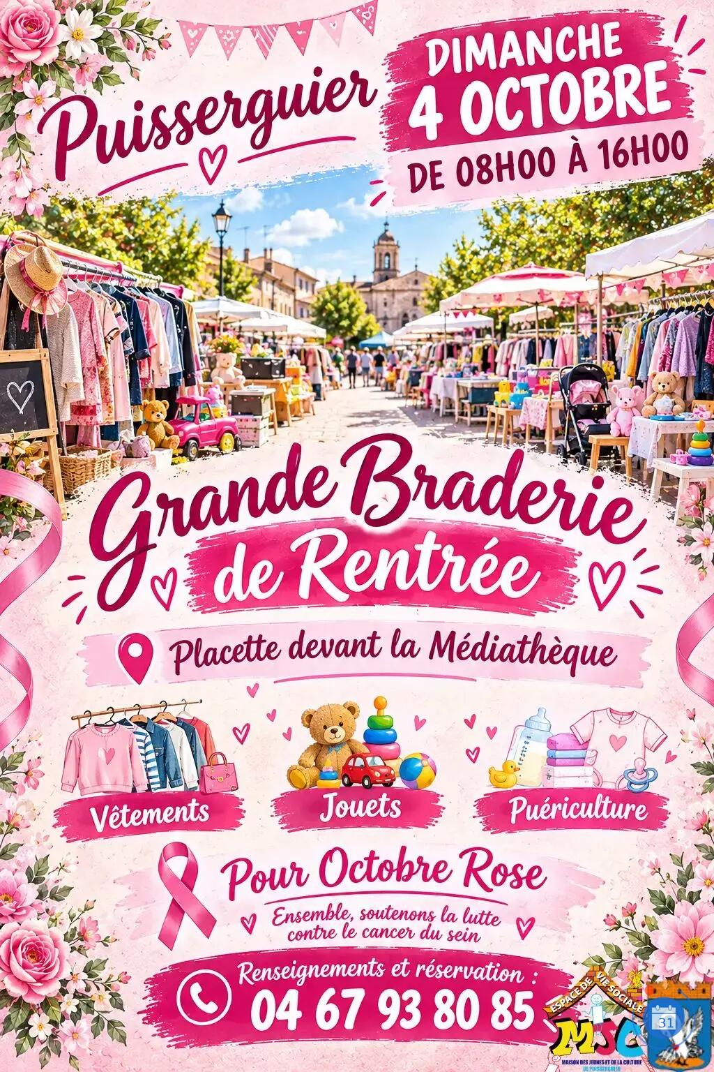 Image Grande braderie de rentrée - Vide dressing octobre rose (photo 1)