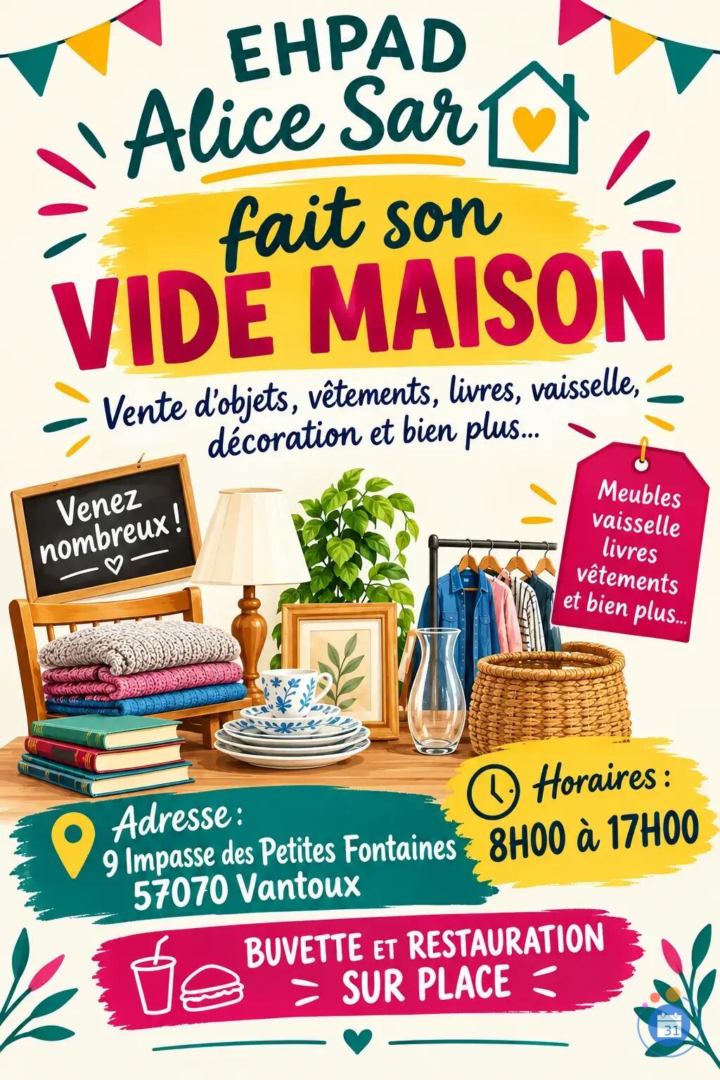Image l'EHPAD Alice Sar fait son vide maison (photo 2)