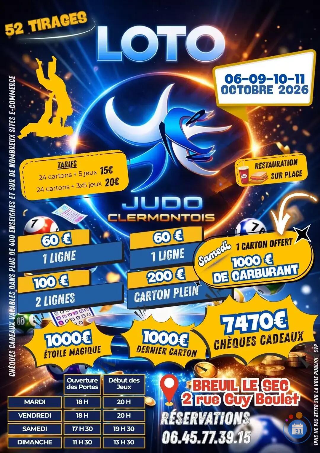 Image Loto du Judo Clermontois (photo 1)