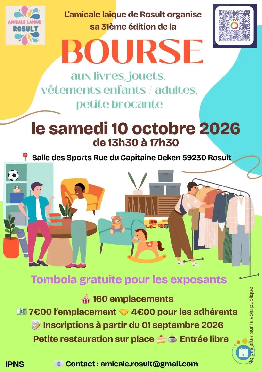 Image Bourse aux livres, aux vêtements et aux jouets (photo 1)