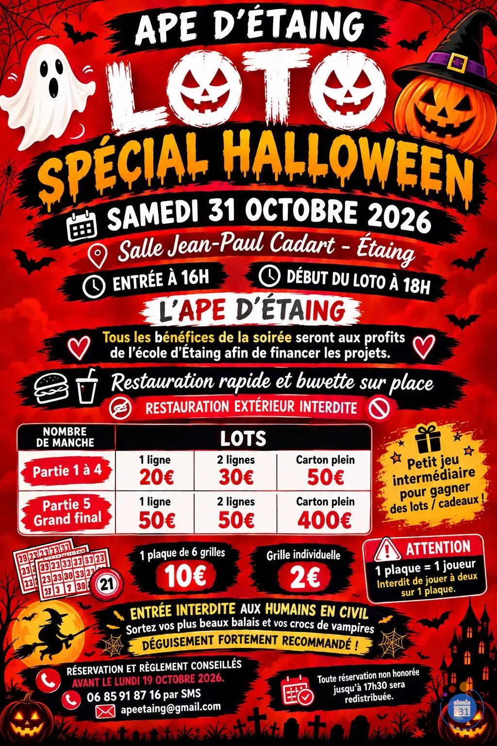 Image Loto spécial Halloween (photo 1)