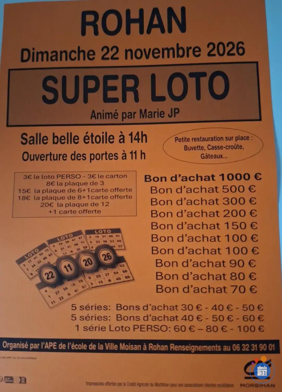 Flyer Super loto