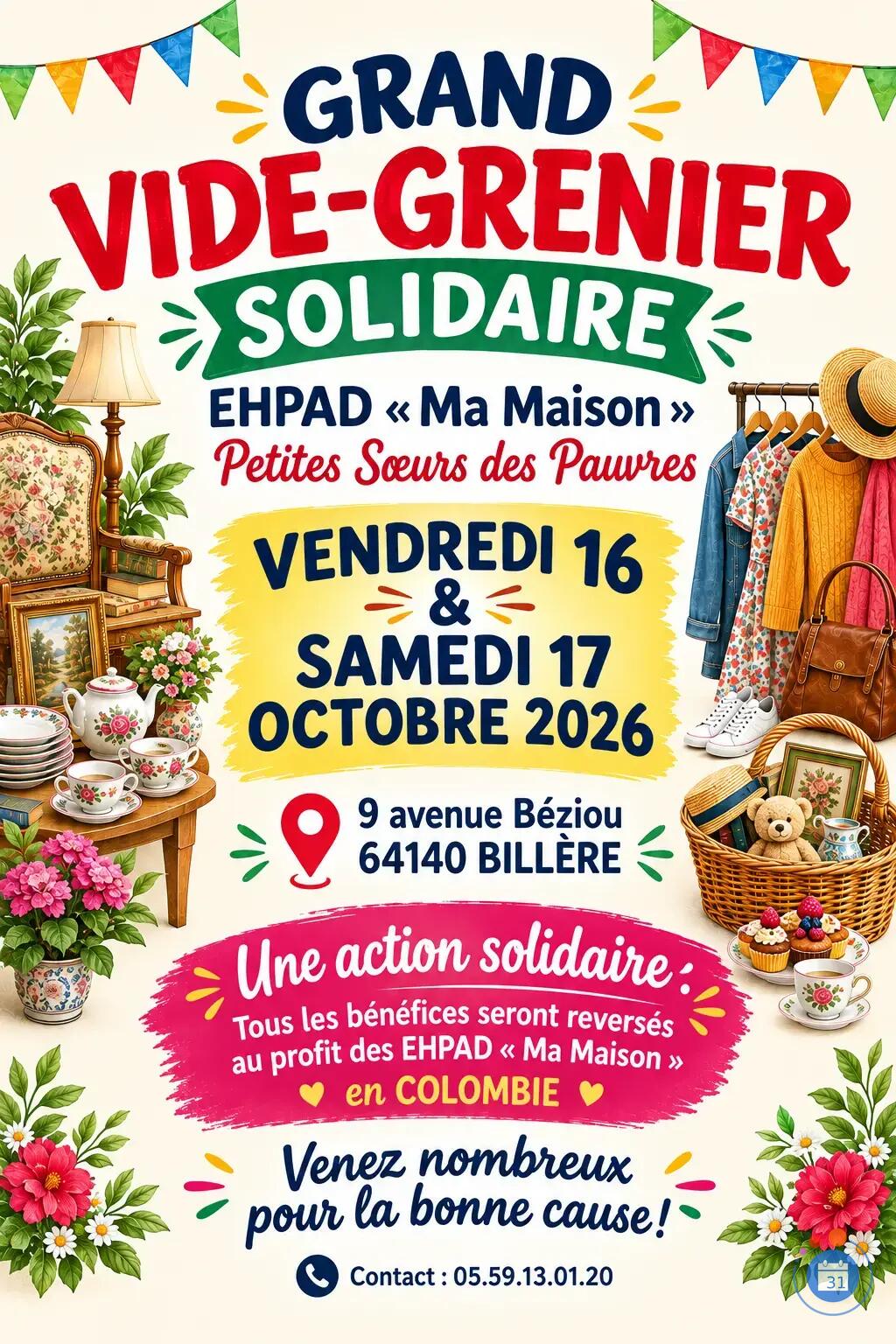 Image Vide grenier des Petites Soeurs des Pauvres (photo 1)