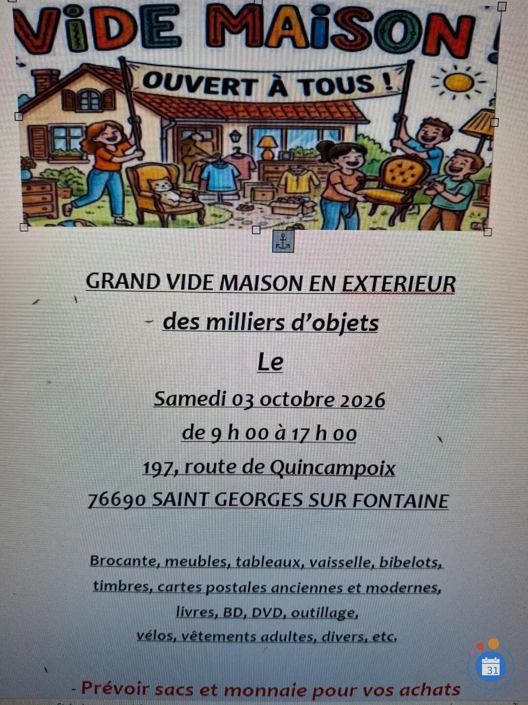Image Grand vide maison (photo 1)