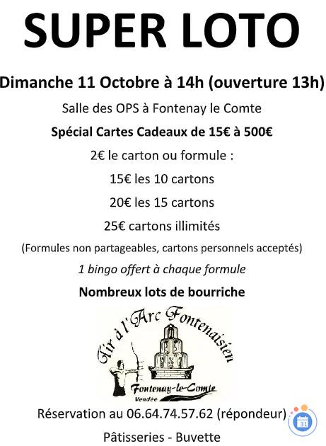 Image SUPER LOTO du tir à l'arc Fontenaisien (photo 1)