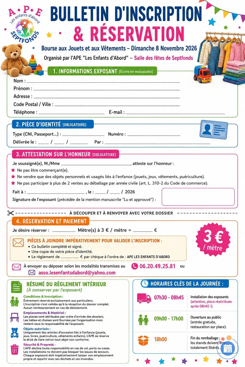 Image Bourses aux jouets et aux vêtements de l'APE (photo 2)