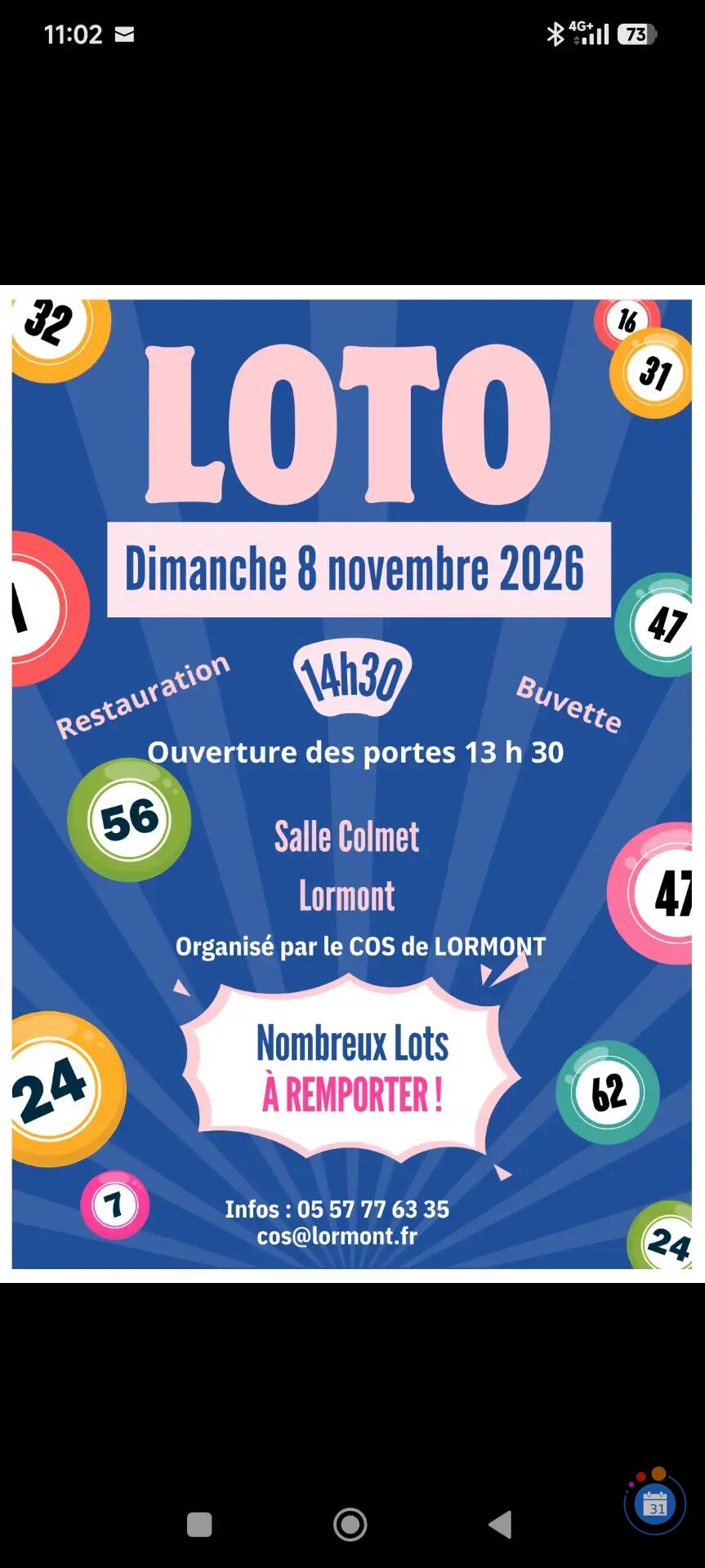 Image Loto du COS (photo 1)