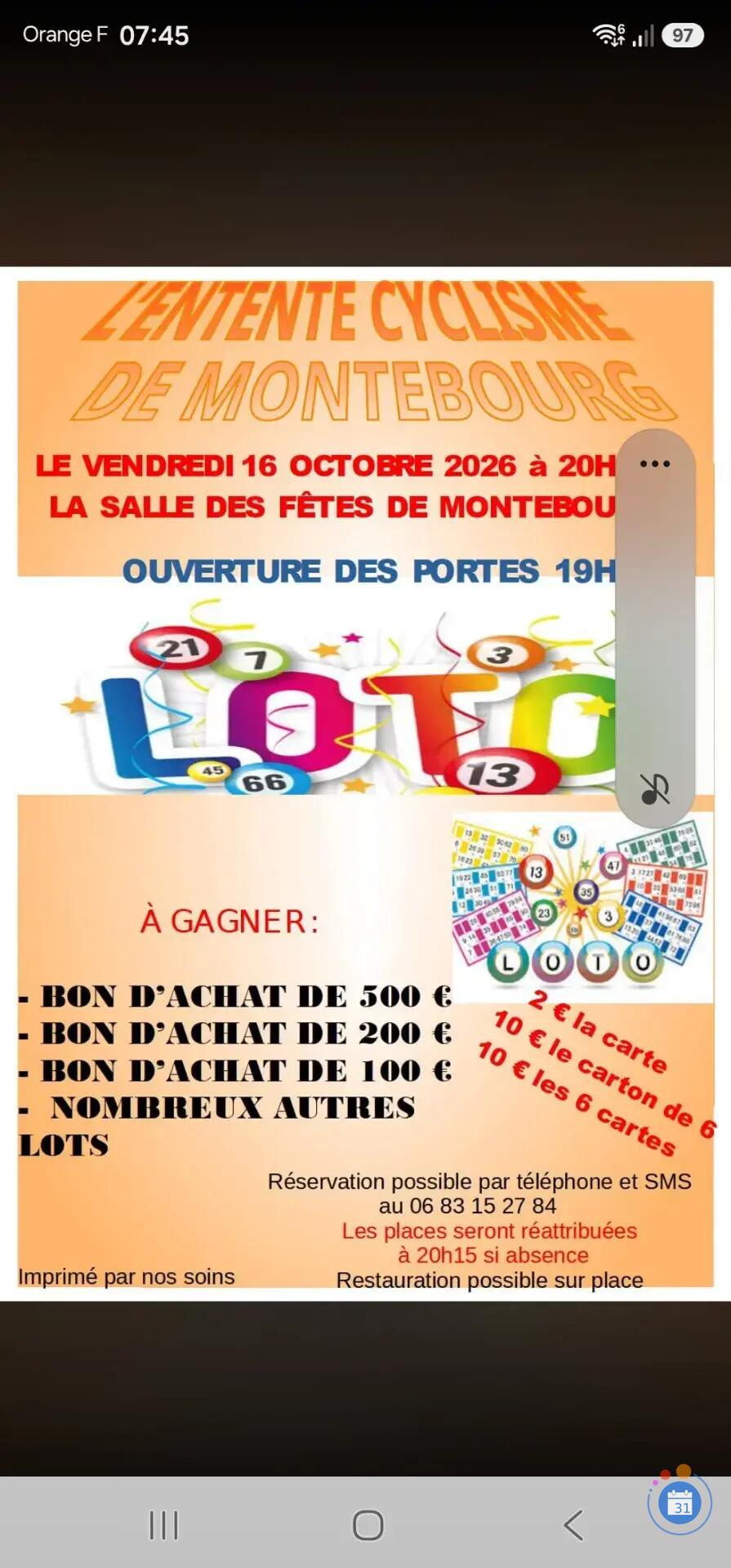 Image Loto de l Entente Cyclisme de Montebourg (photo 1)