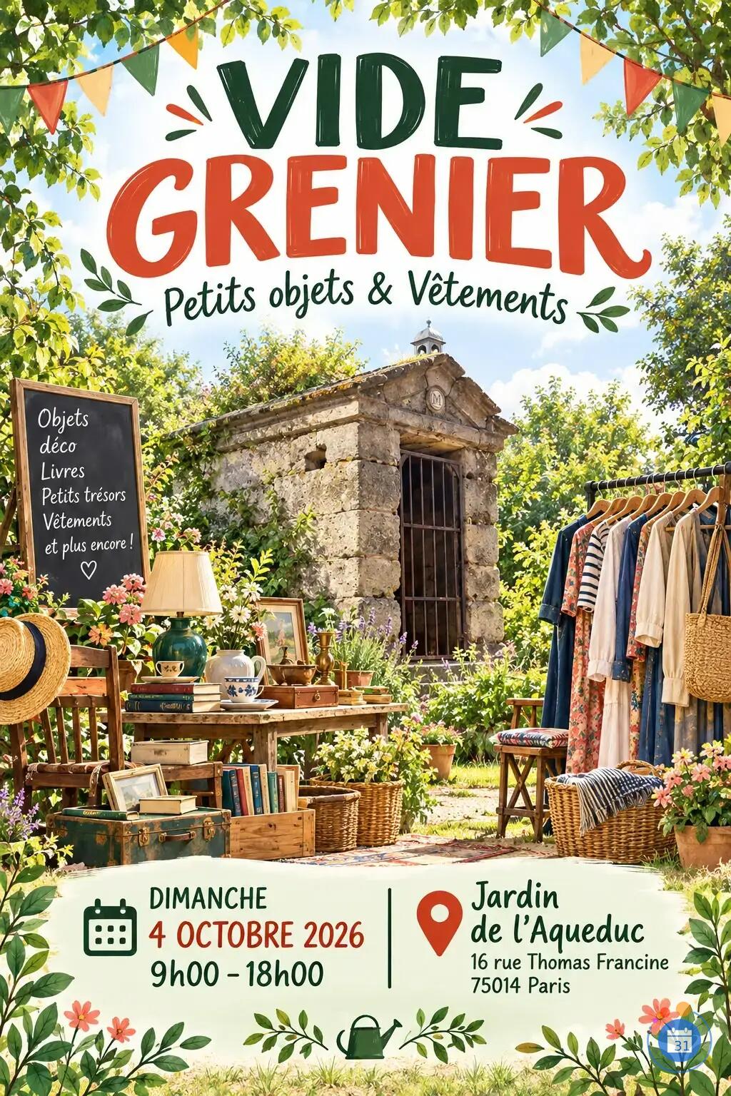 Image Vide Grenier Jardin de l'Aqueduc (photo 1)