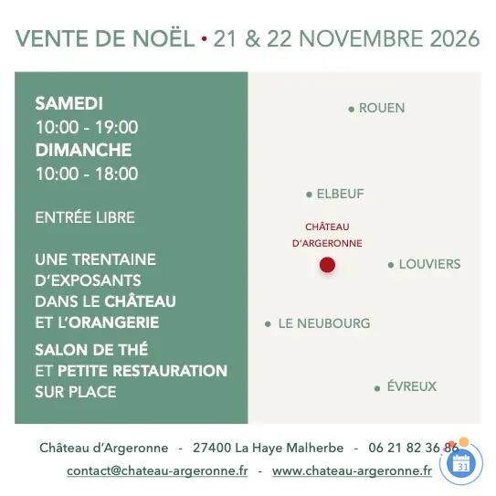 Image Vente de Noël au Château d'Argeronne (photo 2)