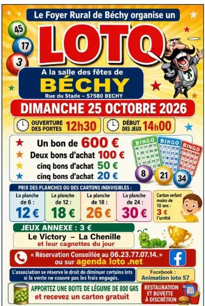 Image Loto Le Foyer Rural de Béchy (photo 1)
