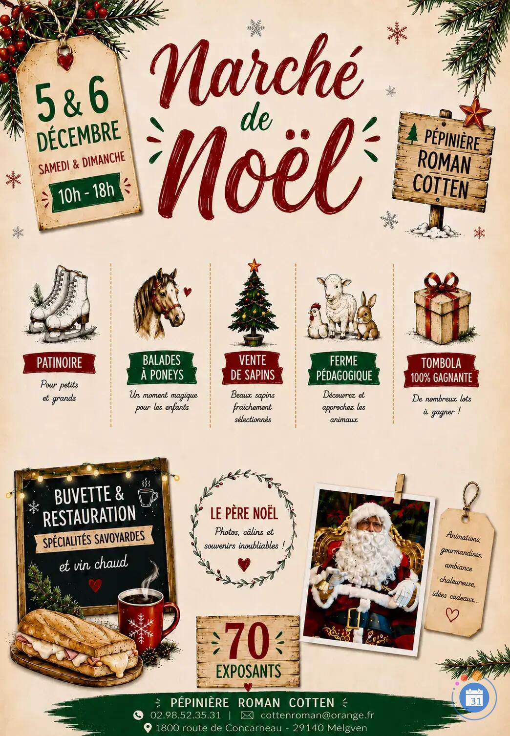 Image Marché de Noël au profit de notre ferme pédagogique (photo 1)