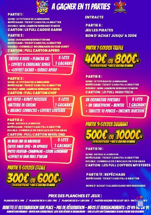 Image FULL LOTO DE L AMICALE DES SAPEURS POMPIERS (photo 2)