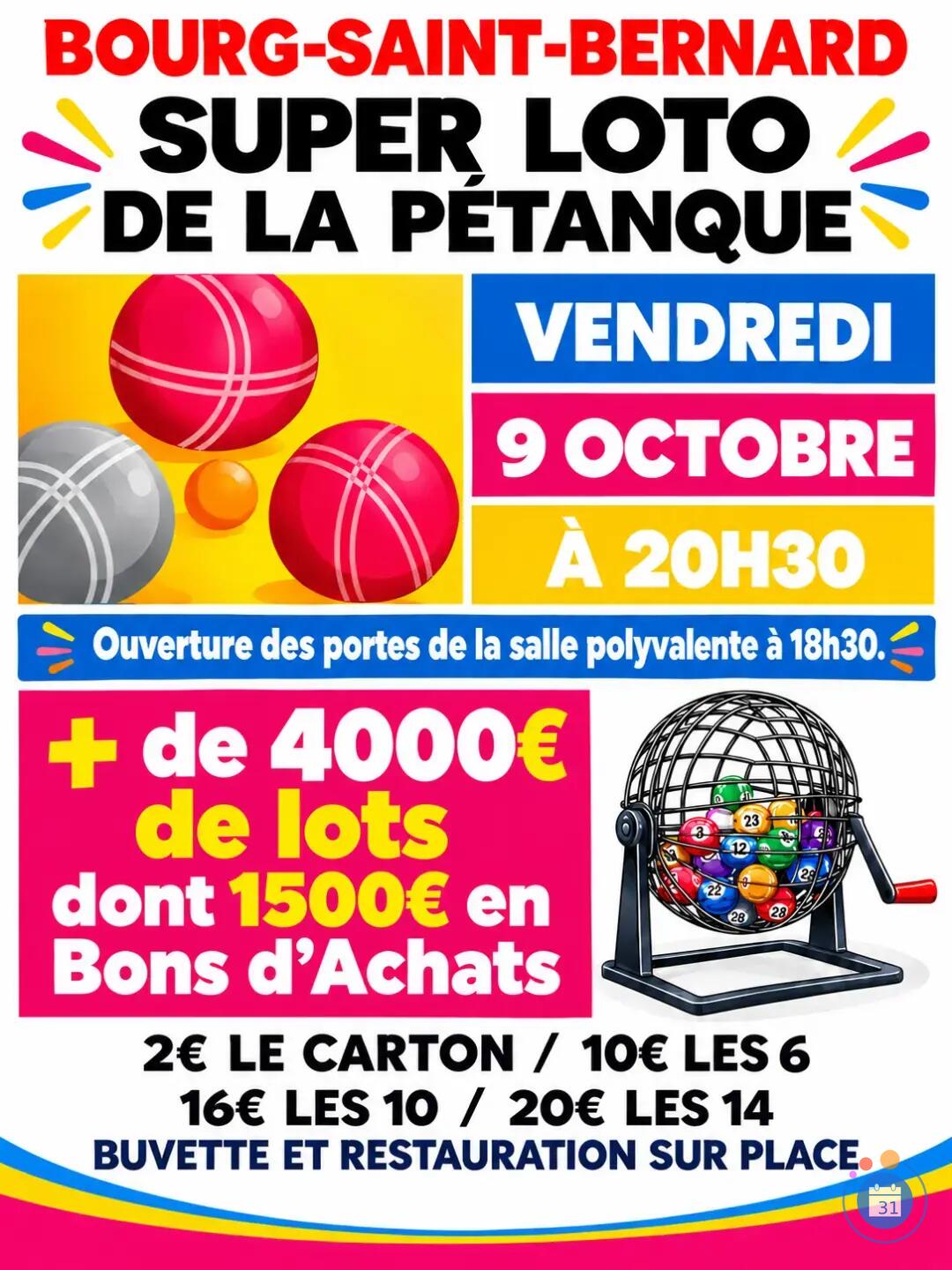 Image Grand Loto de la pétanque (photo 1)