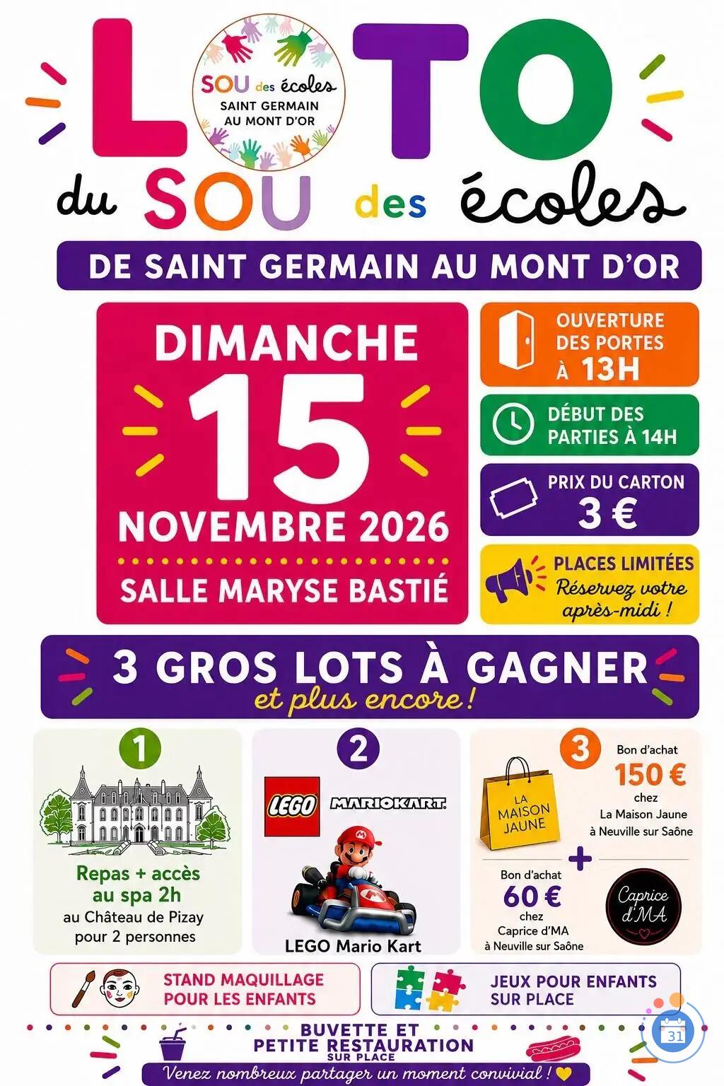 Image Loto du sou des écoles (photo 1)