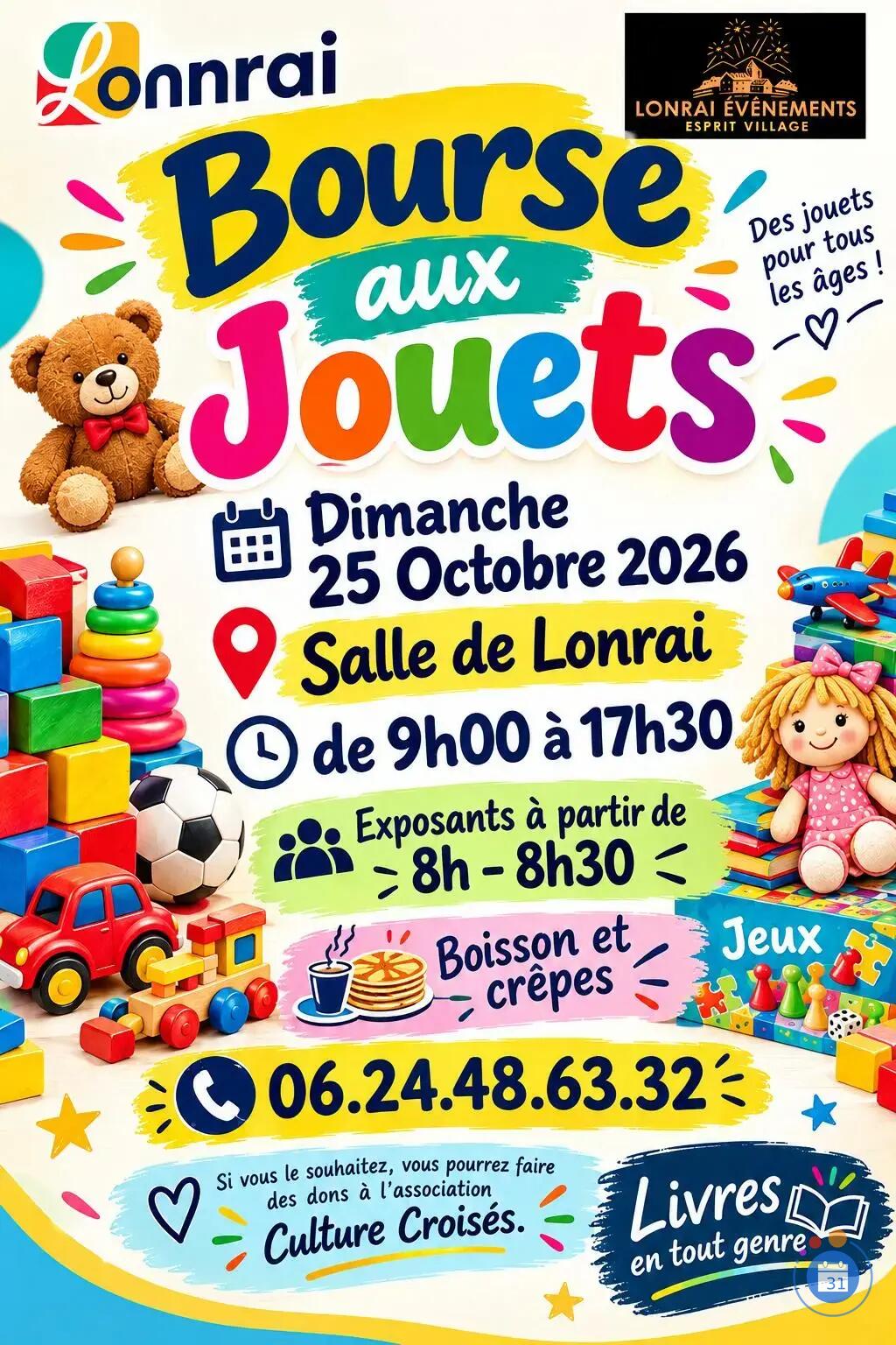 Image Bourse aux jouets de Lonrai (photo 1)