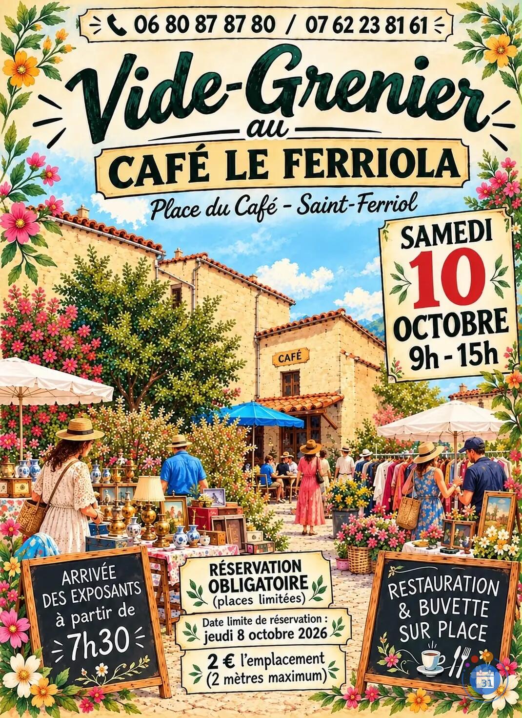 Image 📣 Vide-grenier à Saint-Ferriol ! 🏡 (photo 1)