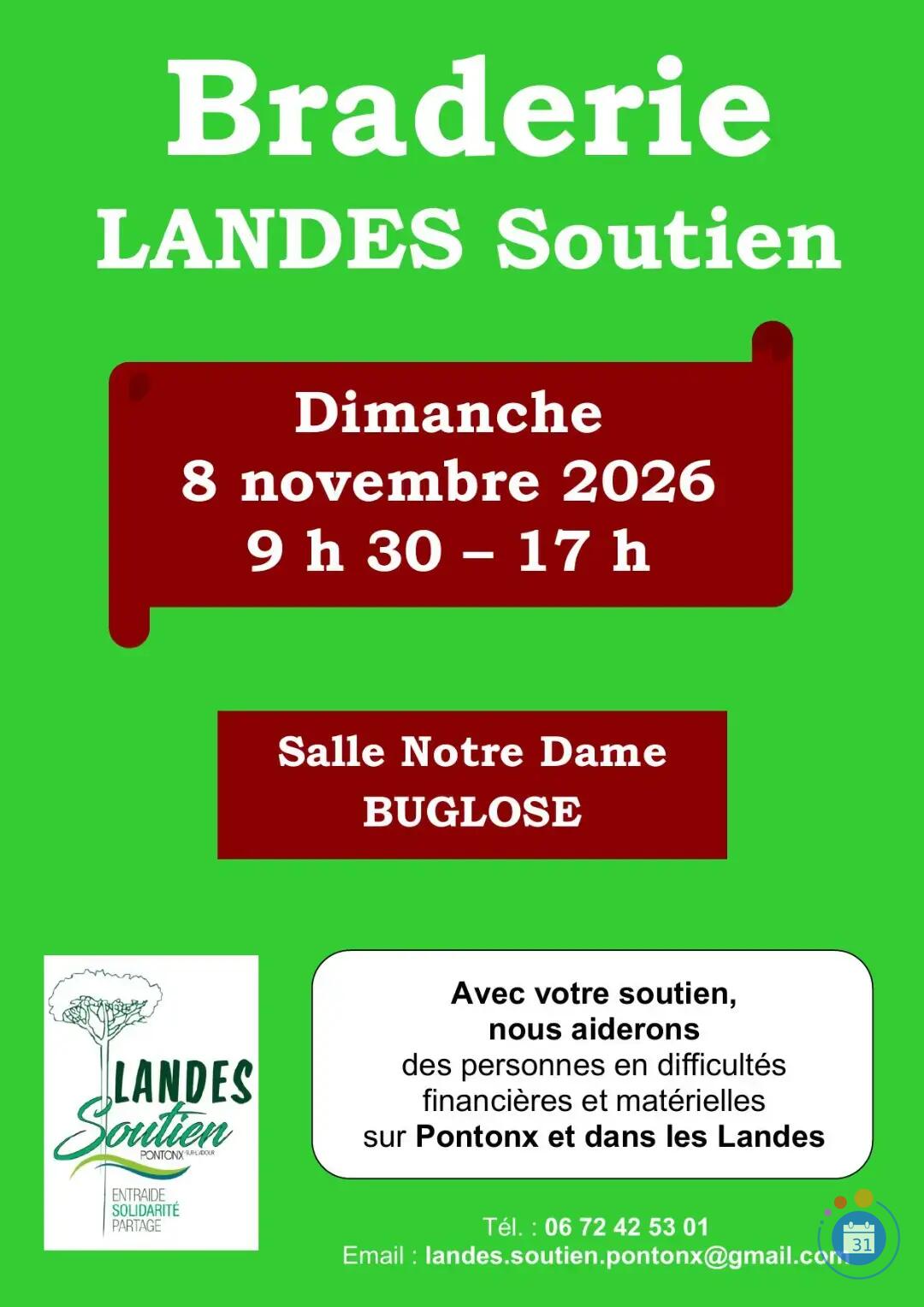 Image Braderie Landes Soutien (photo 1)