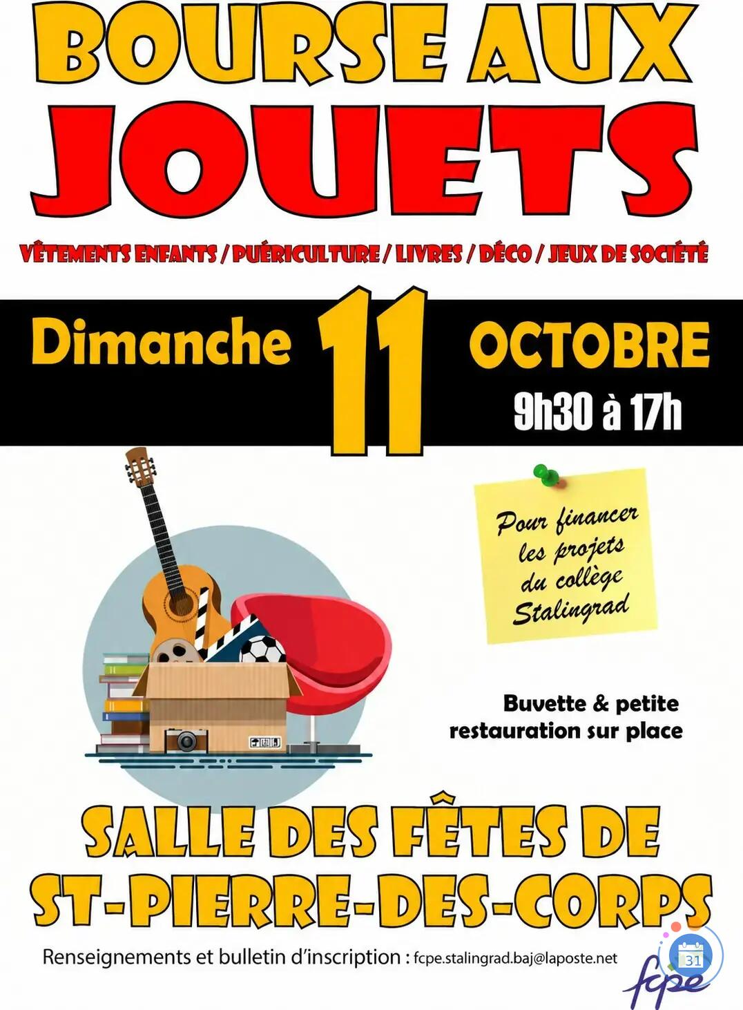 Image Bourse aux jouets de la FCPE Stalingrad (photo 1)