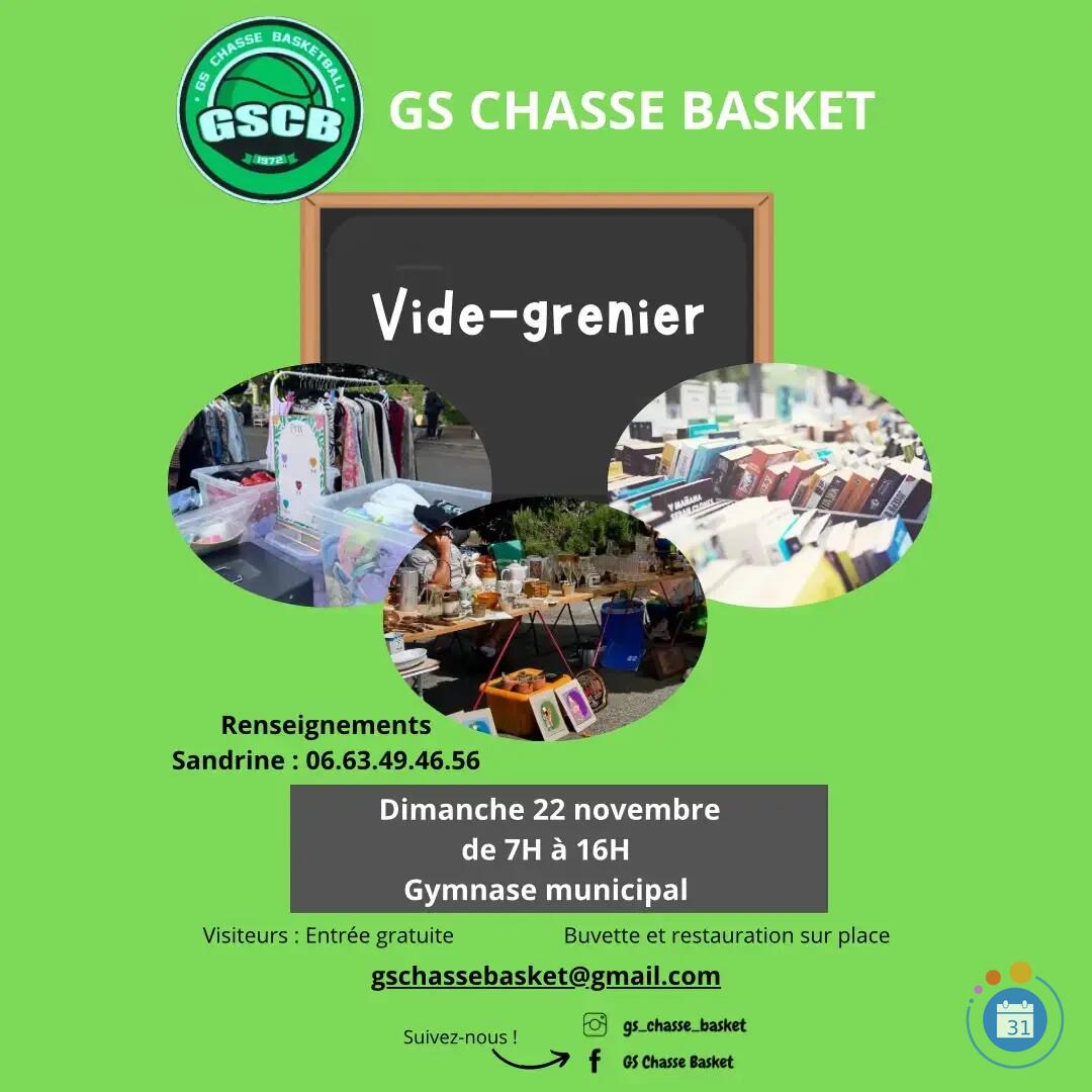 Image VIDE GRENIER DU GS CHASSE BASKET (photo 1)