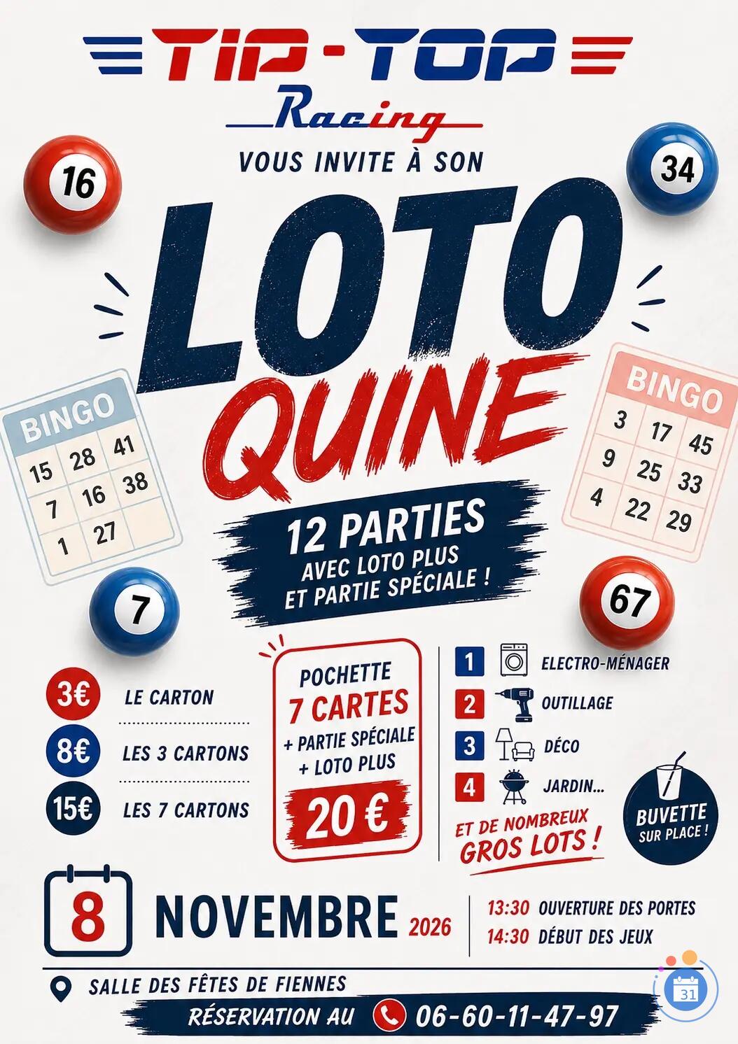 Image LOTO QUINE FIENNES (photo 1)