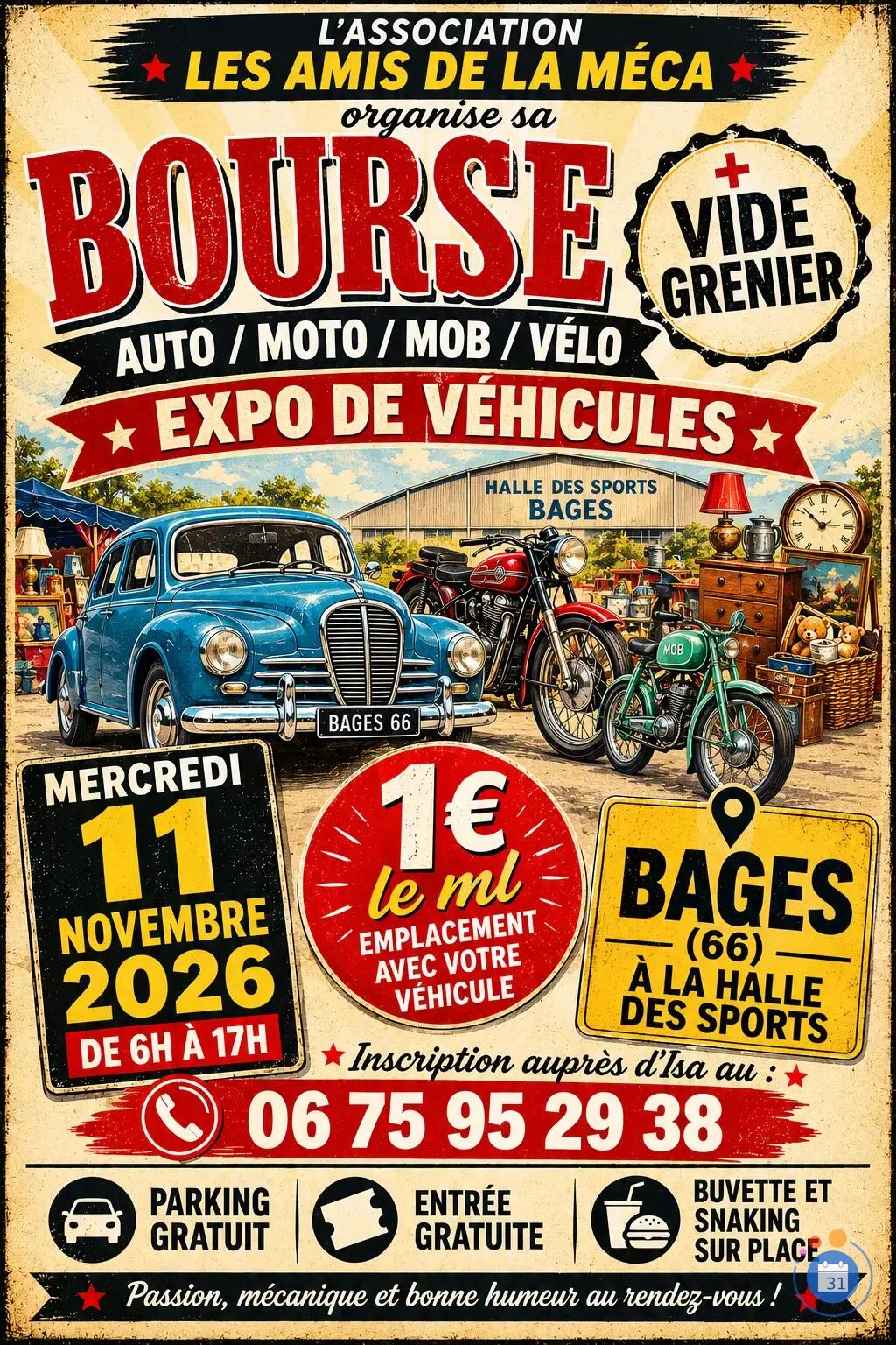 Image Bourse/vide grenier et exposition de véhicules (photo 1)