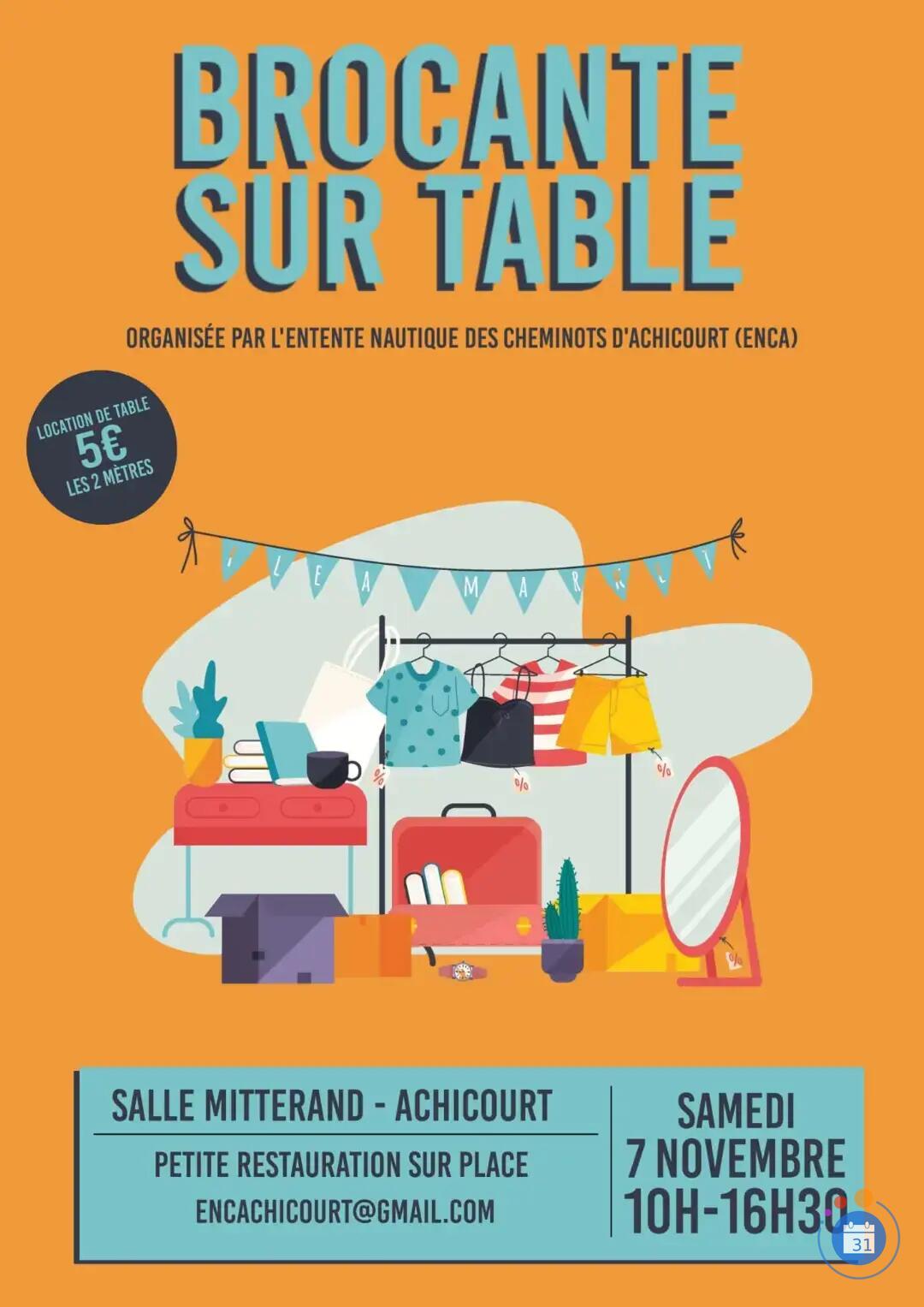 Image Brocante sur table (photo 1)