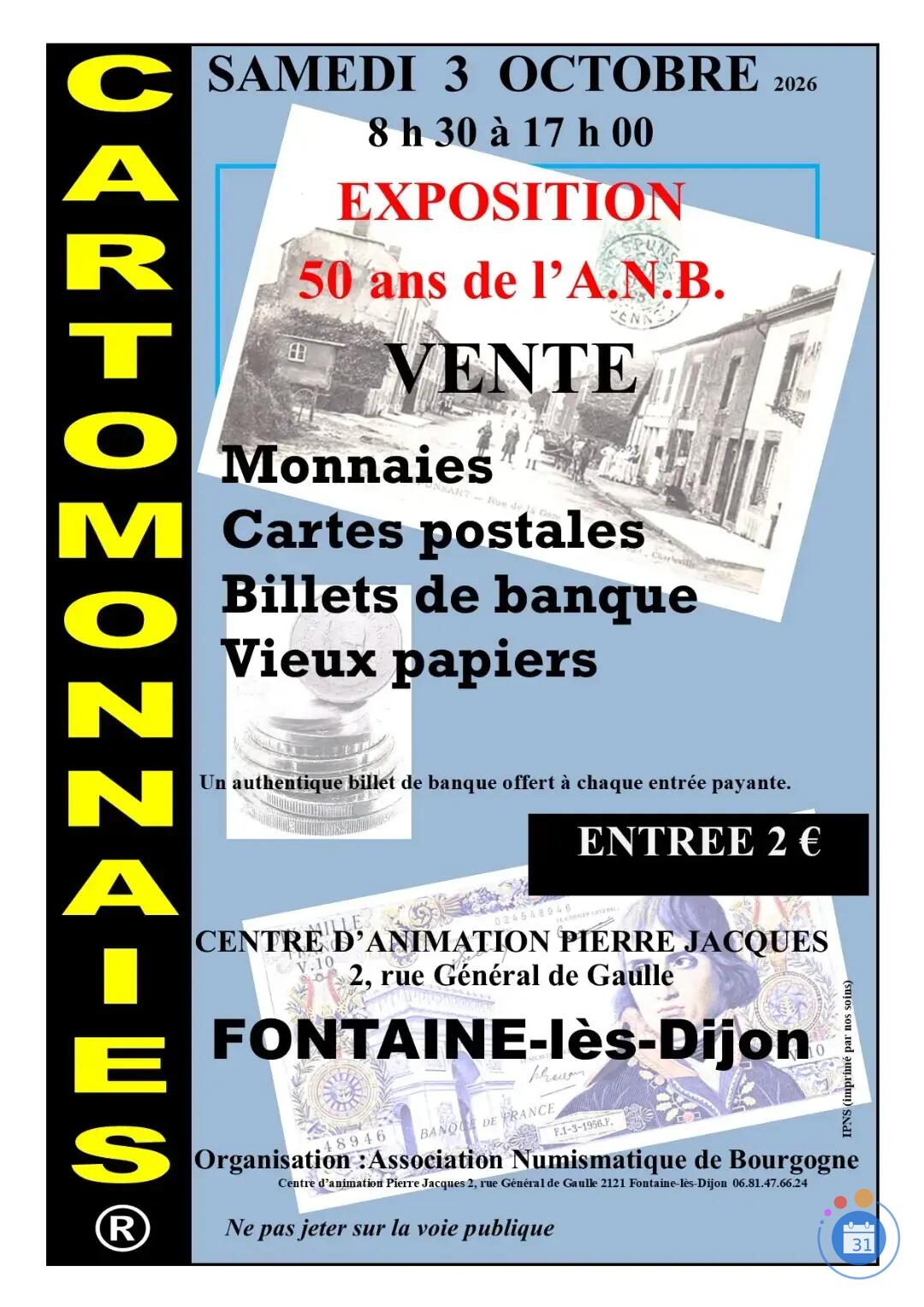 Image 80eme SALON DES MONNAIES ET DE LA CARTE POSTALE (photo 1)