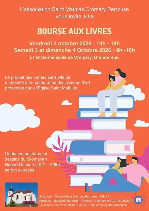 Image 6ieme bourse aux livres de Cromary (photo 1)