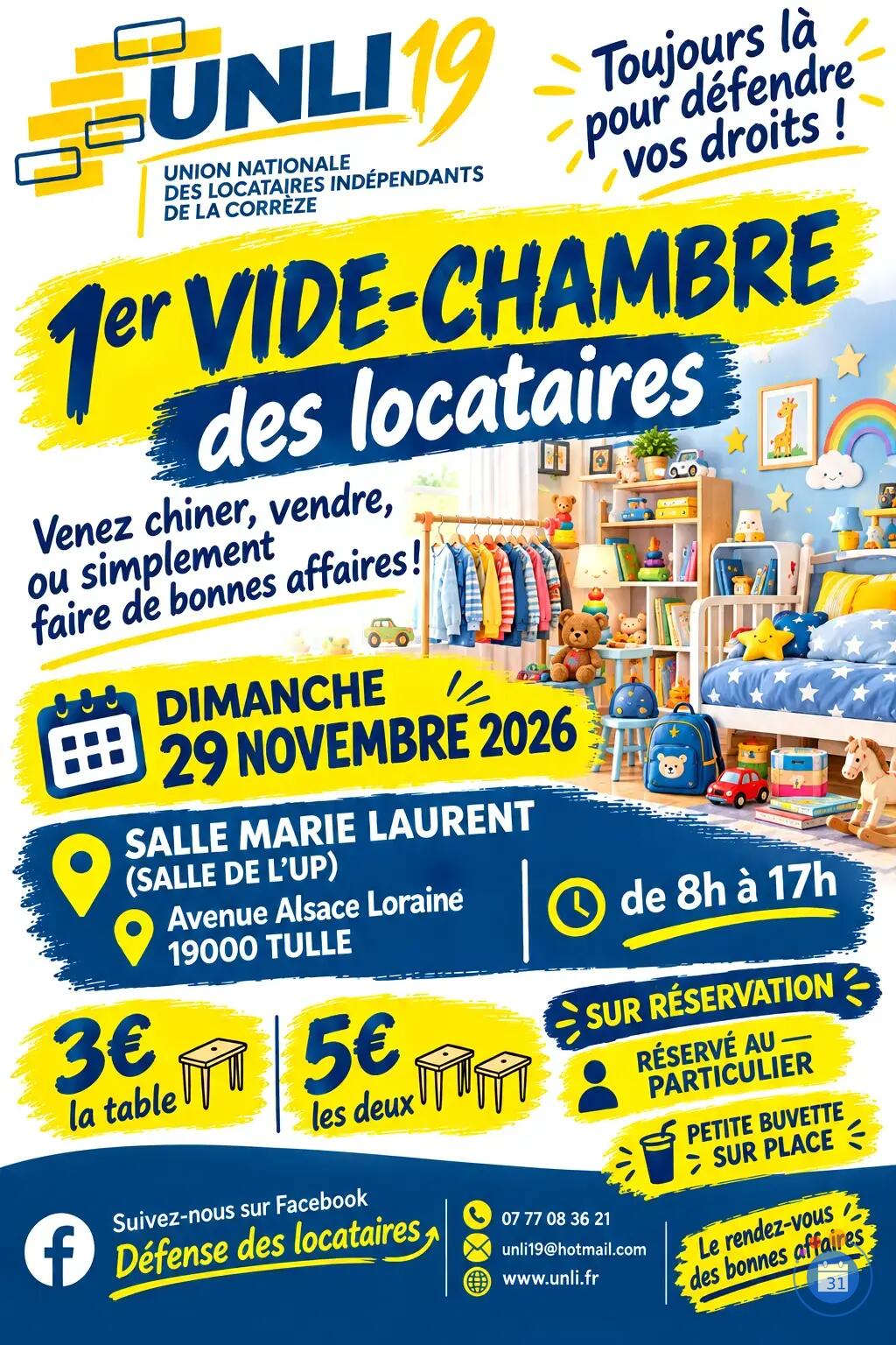 Image 1er vide chambre des locataires (photo 1)