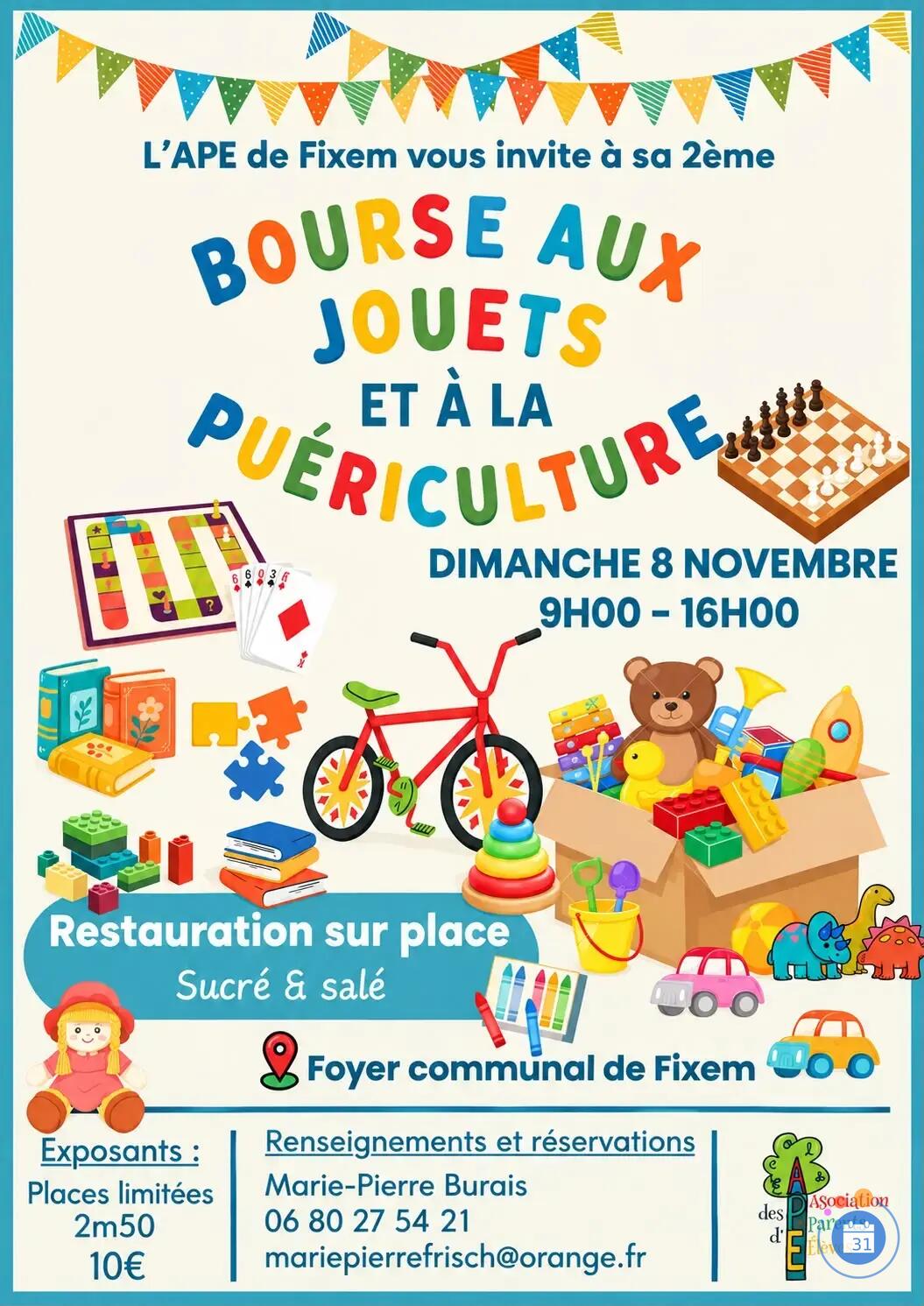 Image Bourse aux jouets et a la puériculture (photo 1)