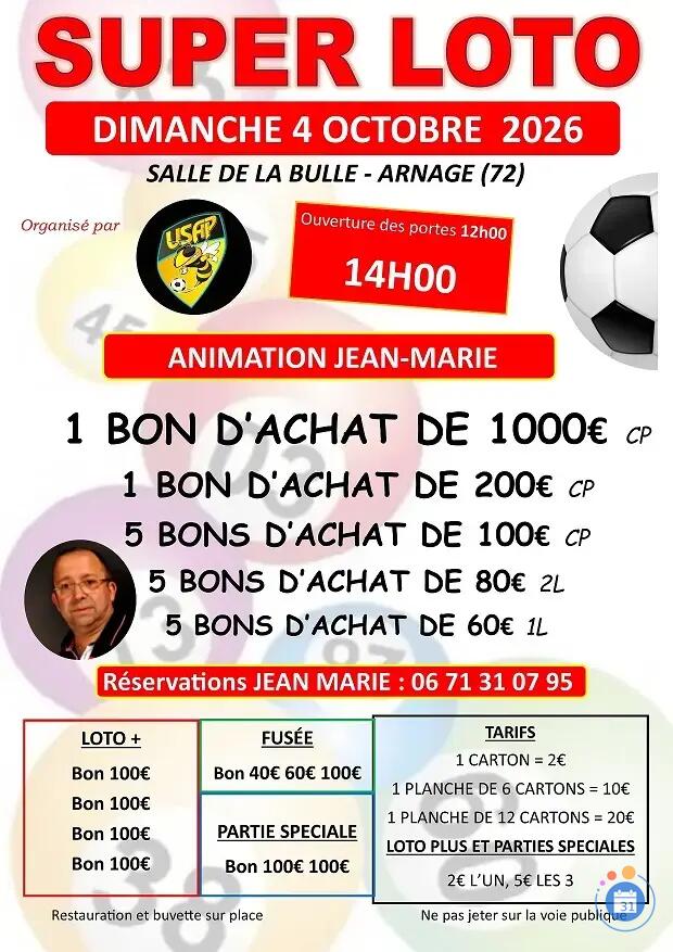 Image SUPER LOTO DE USAP ANIMATION JEAN MARIE (photo 1)