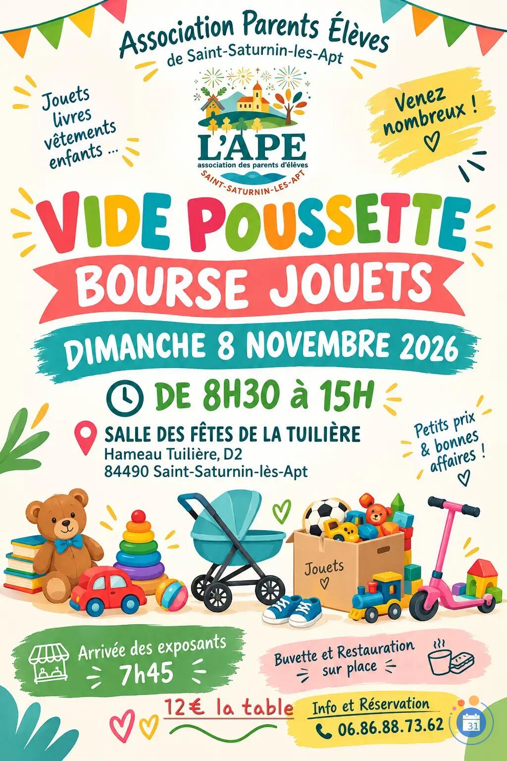 Image Bourse jouets Vide poussette (photo 1)
