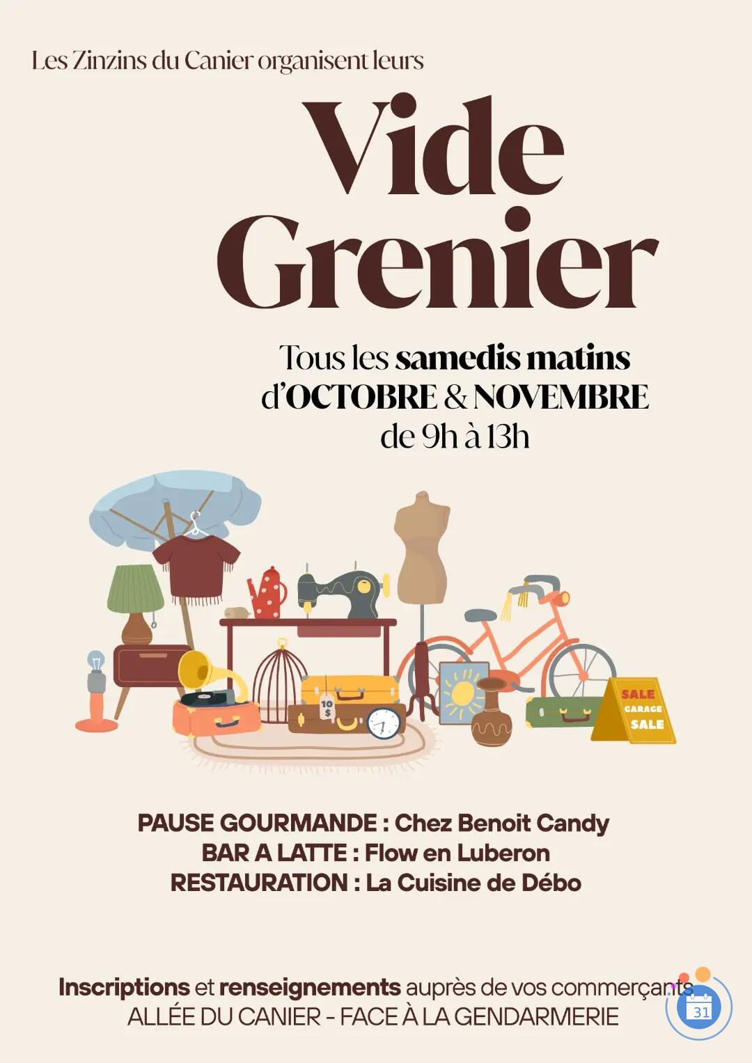 Image Les vides greniers du Canier - Robion (photo 1)