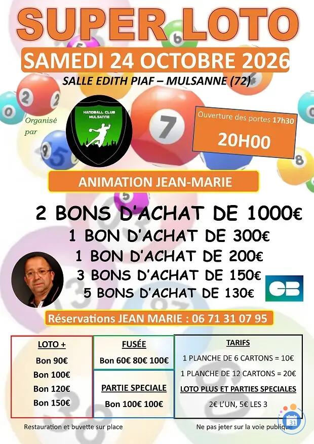 Image SUPER LOTO HAND BALL ANIMATION JEAN MARIE (photo 1)