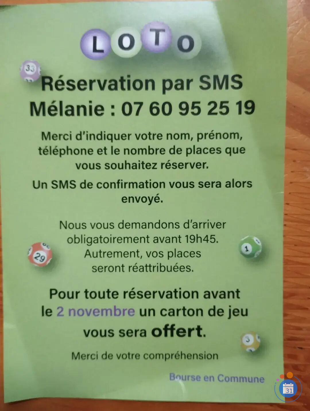 Image Loto Scorbé-Clairvaux (photo 2)
