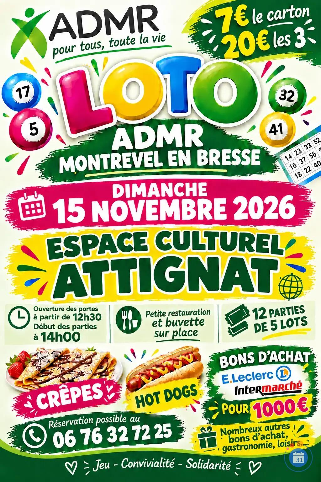 Image Quine loto ADMR (photo 1)
