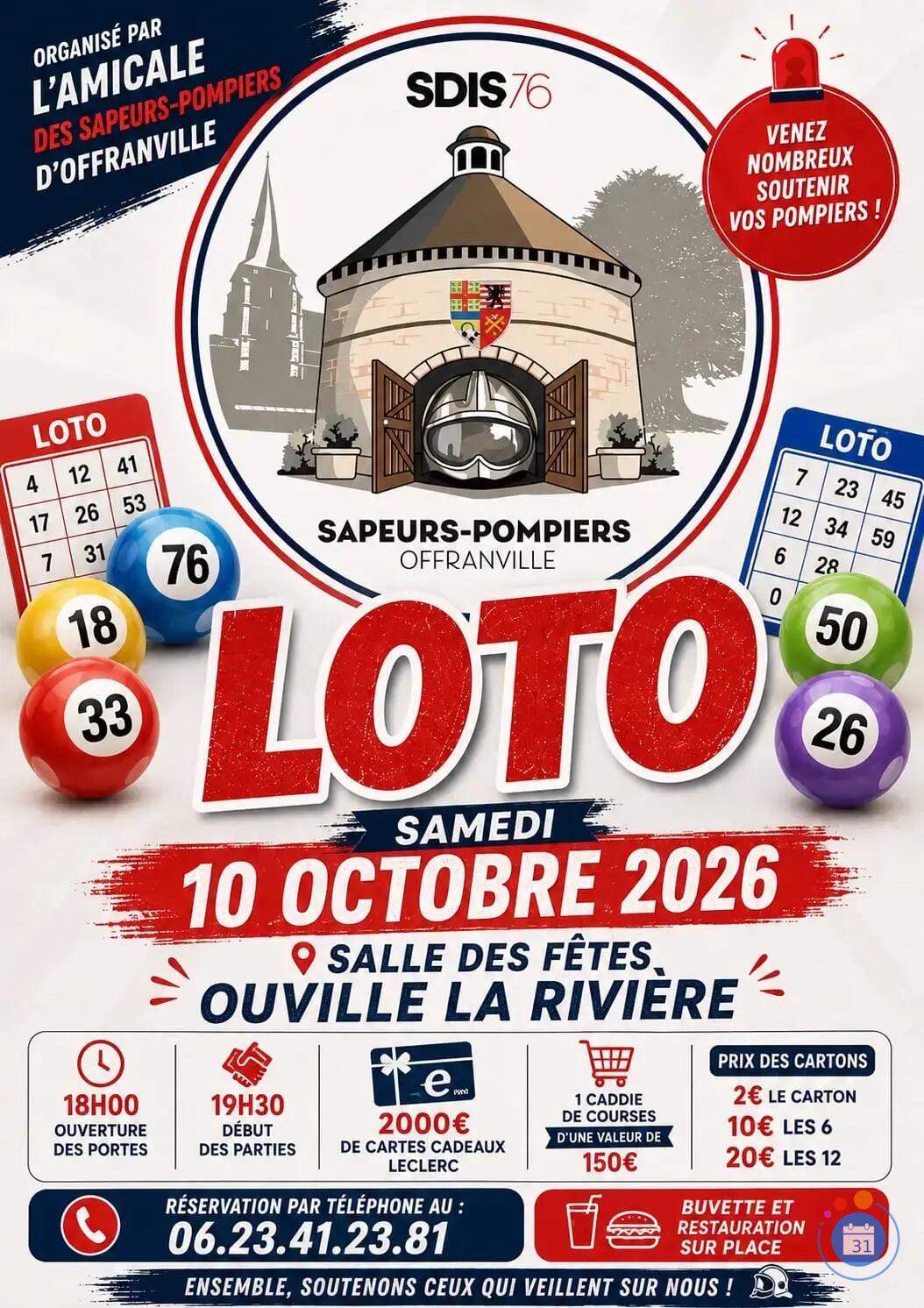Image Loto des sapeurs pompier d offranville (photo 1)