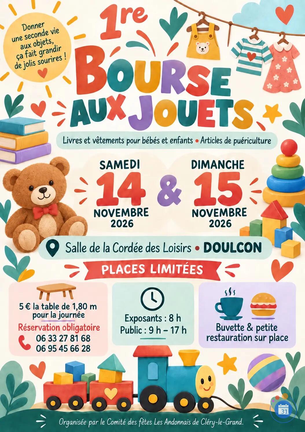 Image Bourse aux jouets à Doulcon (photo 1)