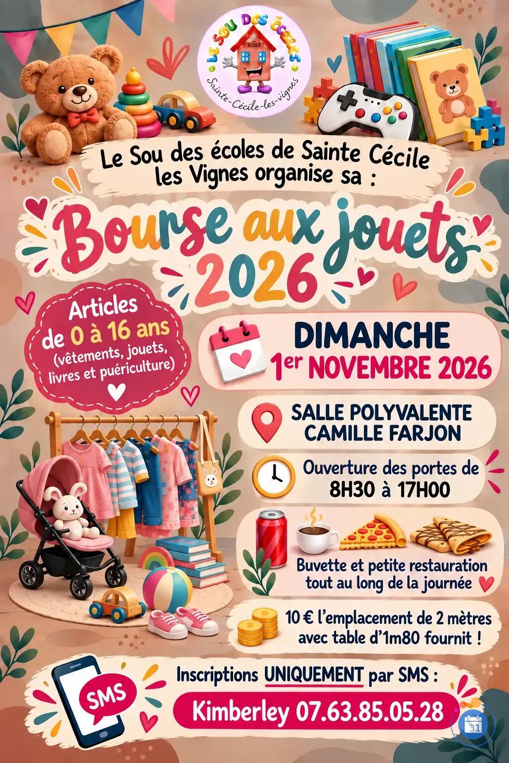 Image BOURSE AUX JOUETS 2026 (photo 1)