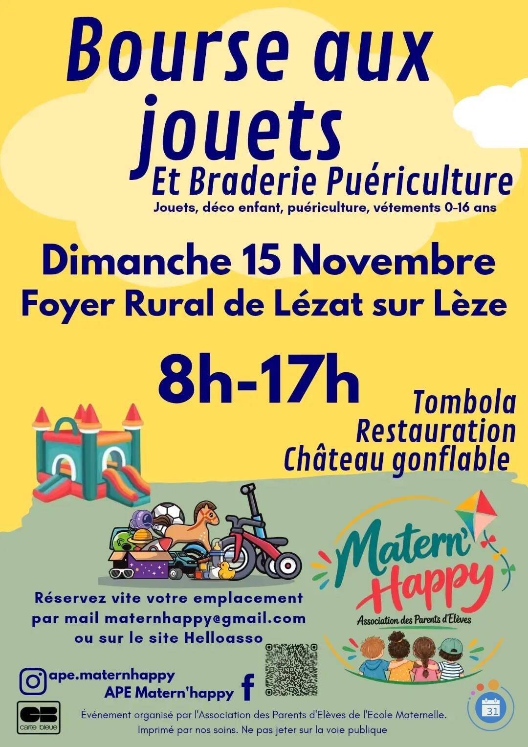 Image Bourse aux jouets et Braderie Puériculture (photo 1)