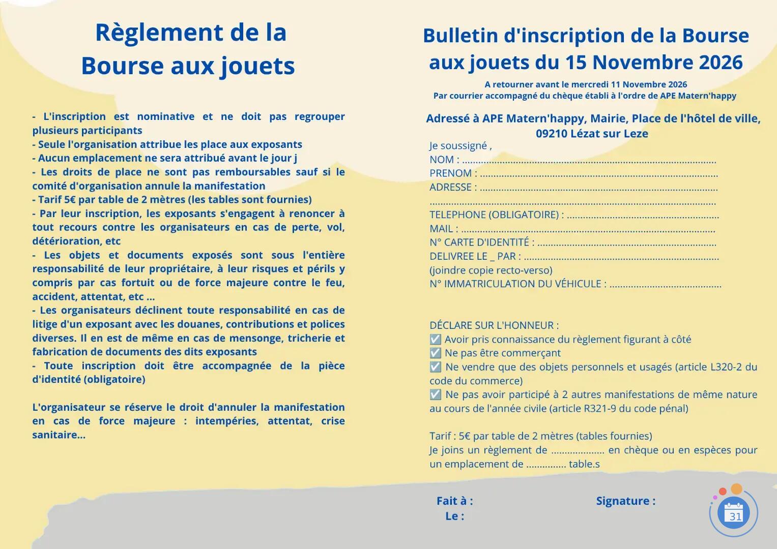 Image Bourse aux jouets et Braderie Puériculture (photo 2)